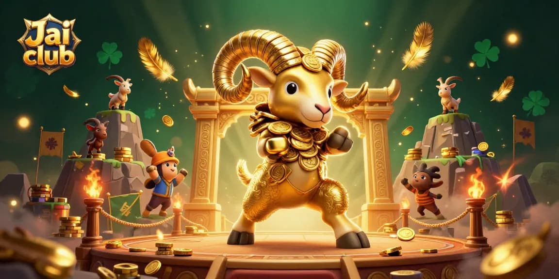 Join Jai club for thrilling gaming experiences with a massive golden ram and exciting rewards.