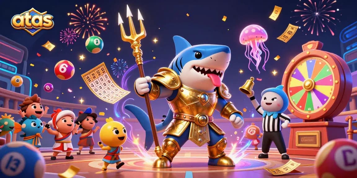 Experience excitement at the atas casino with colorful lottery elements and dynamic gaming action.