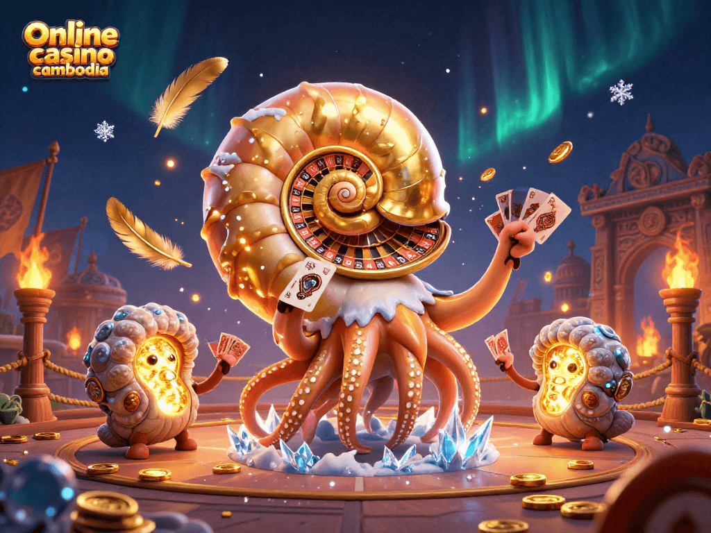Engage with Online casino cambodia through a vibrant 3D illustration of gaming excitement.