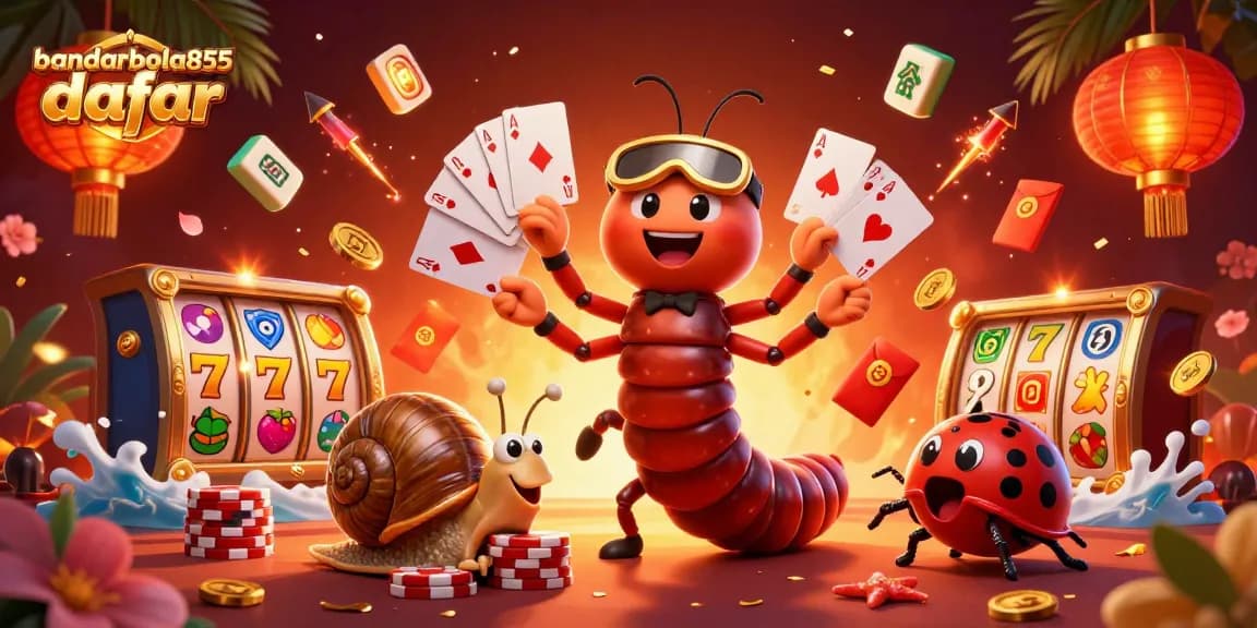 Bermain slot di bandarbola855 daftar dengan dealer 3D dan elemen permainan yang meriah.