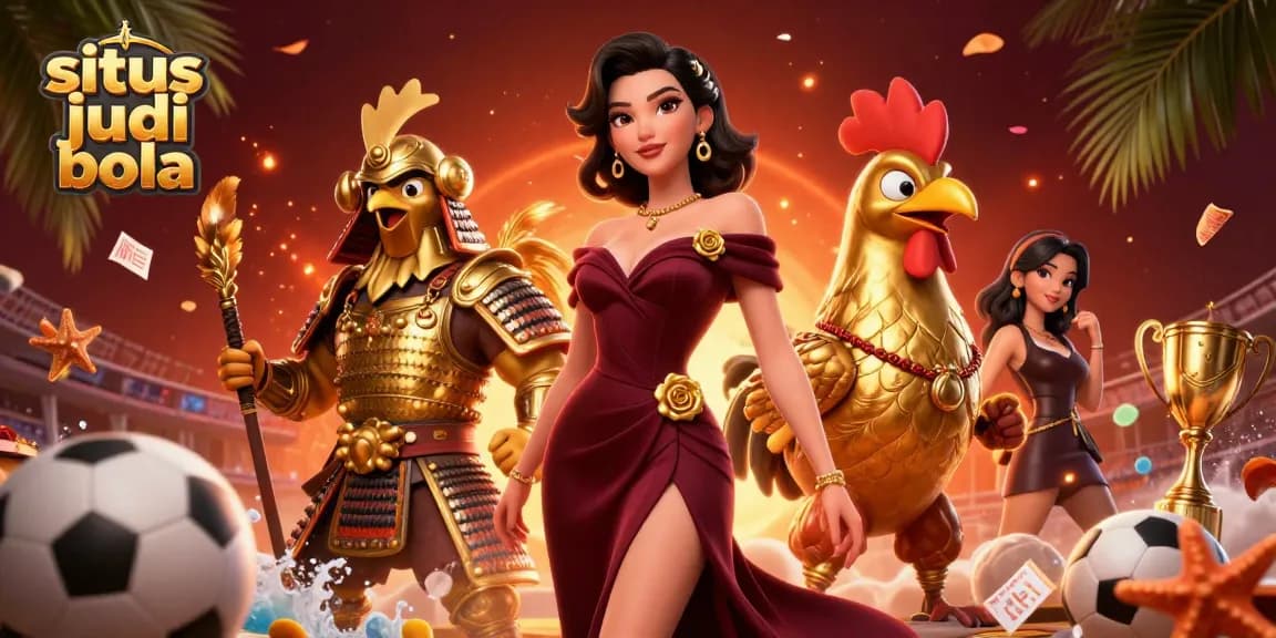 Engage in situs judi bola with vibrant characters amid dynamic betting elements.