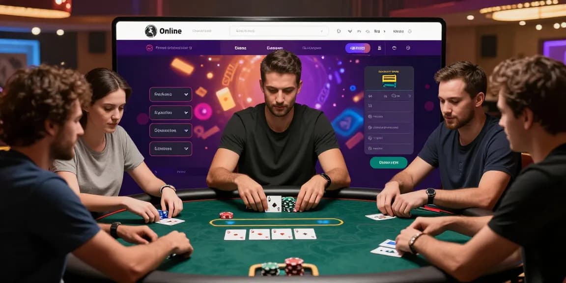 Pemain dewapoker berinteraksi di tabel virtual dengan grafik menarik dan opsi taruhan aman.