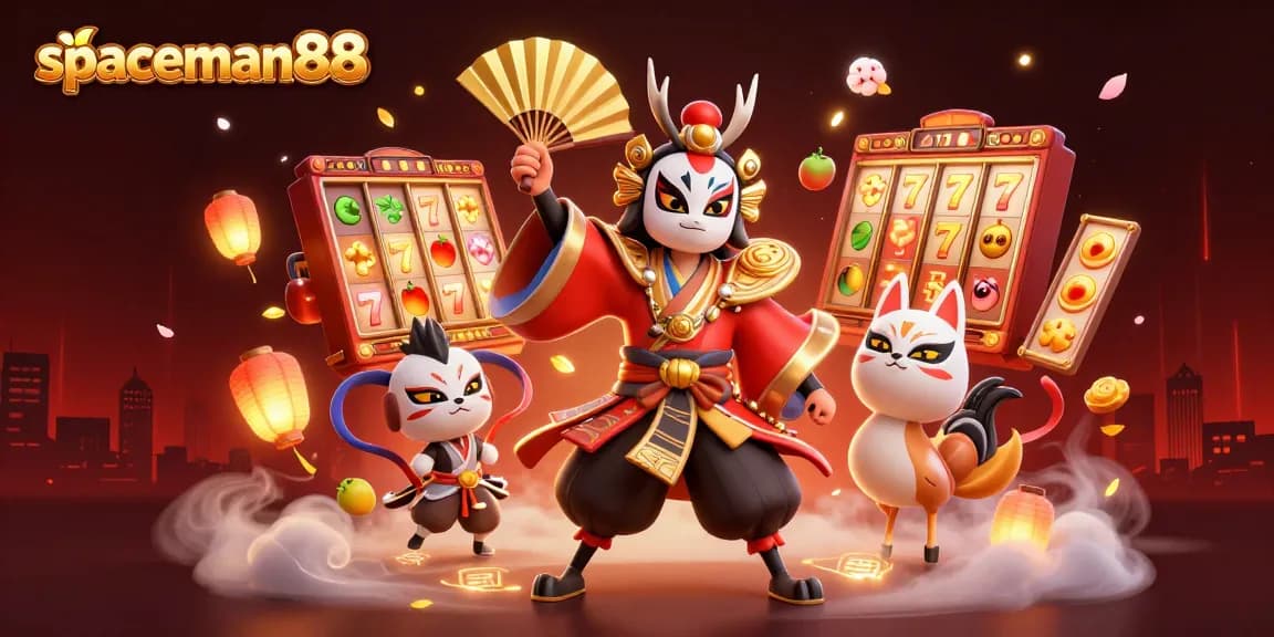 Play exciting slots at spaceman88 with vibrant characters and dynamic game elements.