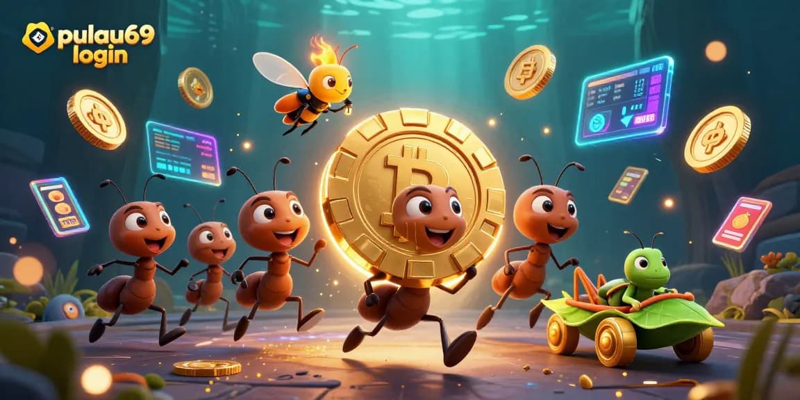 Engaging a daring heist for pulau69 login, a team of ants navigates a rich casino scene.