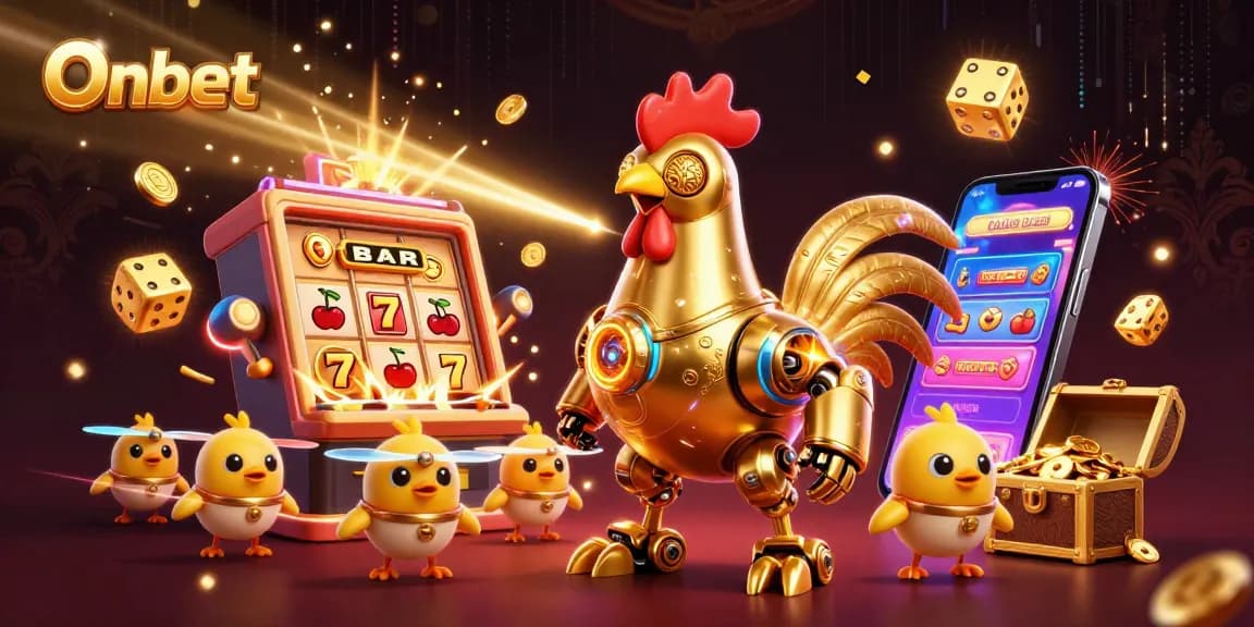 Engage in thrilling gaming with Onbet's dynamic casino experience featuring vibrant slots and immersive actions.