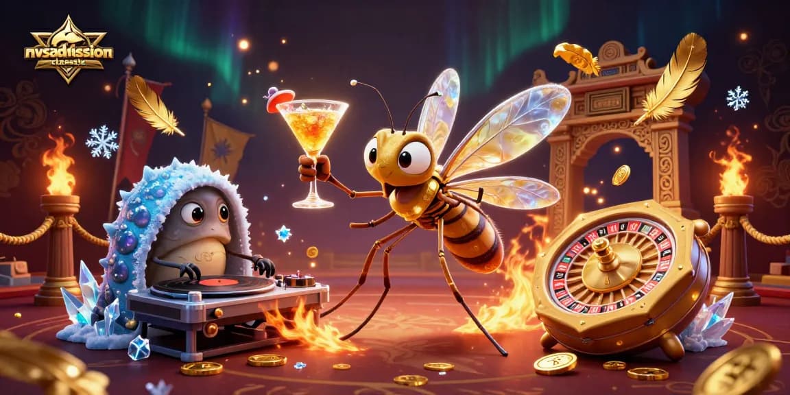 Experience thrilling gameplay with nvsadmissionclasssix in an action-packed casino scene featuring unique characters and dynamic elements.