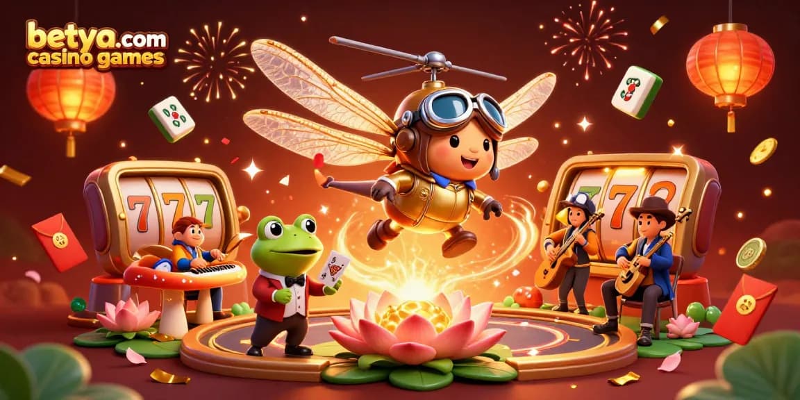 Engage with immersive betya.com casino games featuring unique characters in a vibrant casino experience.