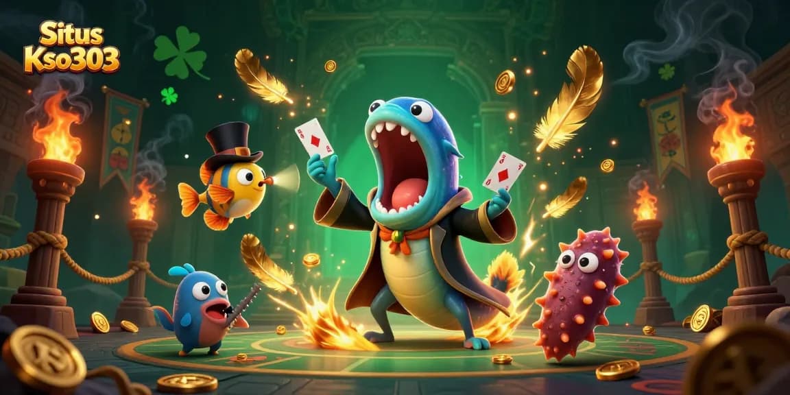 Situs Kso303 meriah dengan gulper eel si pesulap, ikan pemancing bertopi, dan timun laut dalam aksi judi yang seru.