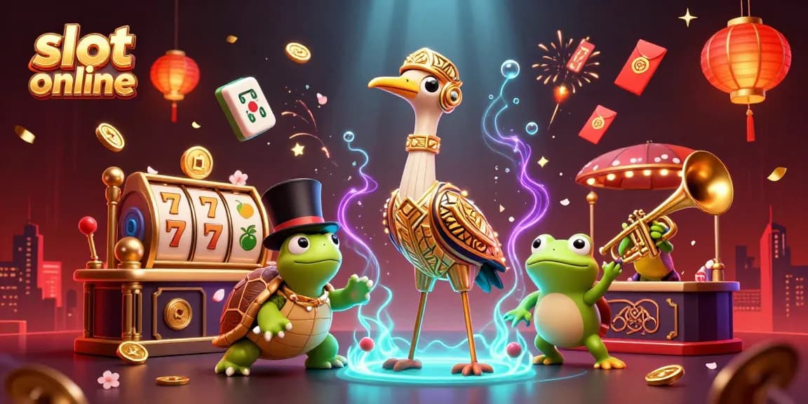 Engaging slot online scene featuring lively characters and dynamic elements for an enriched gambling experience.