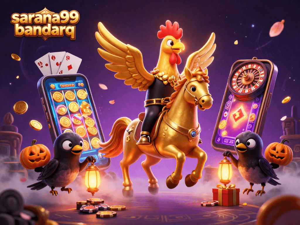 Engage with sarana99 bandarq in a vibrant online casino scene filled with dynamic game elements.