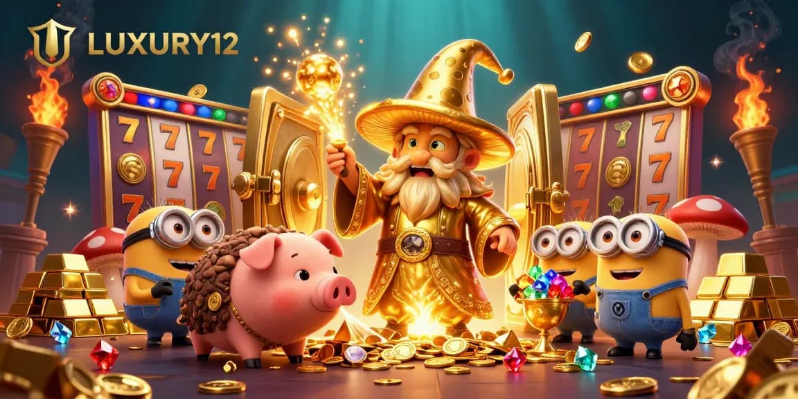 Experience exciting gameplay at LUXURY12, where dazzling slots and treasures await!
