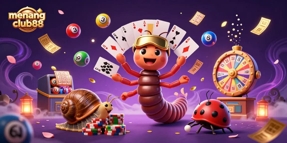 Experience winning excitement at menangclub88 with a lively casino scene full of vibrant game elements.
