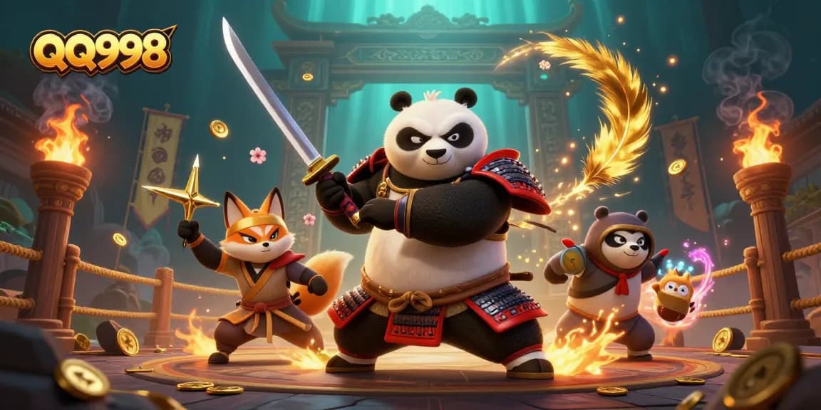 Engage with QQ998's thrilling online gaming experience featuring vibrant characters and action.