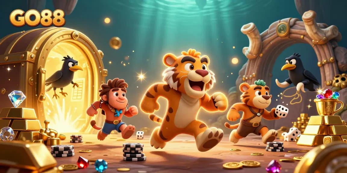 Experience the exciting world of GO88 with thrilling casino action and sparkling treasures.