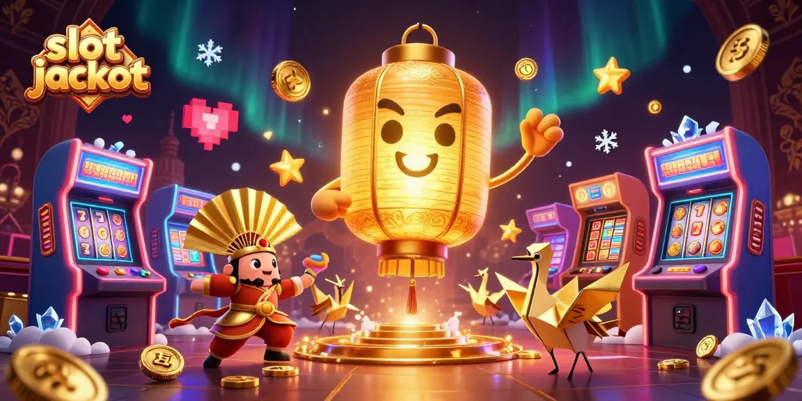 Meraih slot jackpot di Heroslot88 dengan gambar karakter kasino yang menggembirakan.