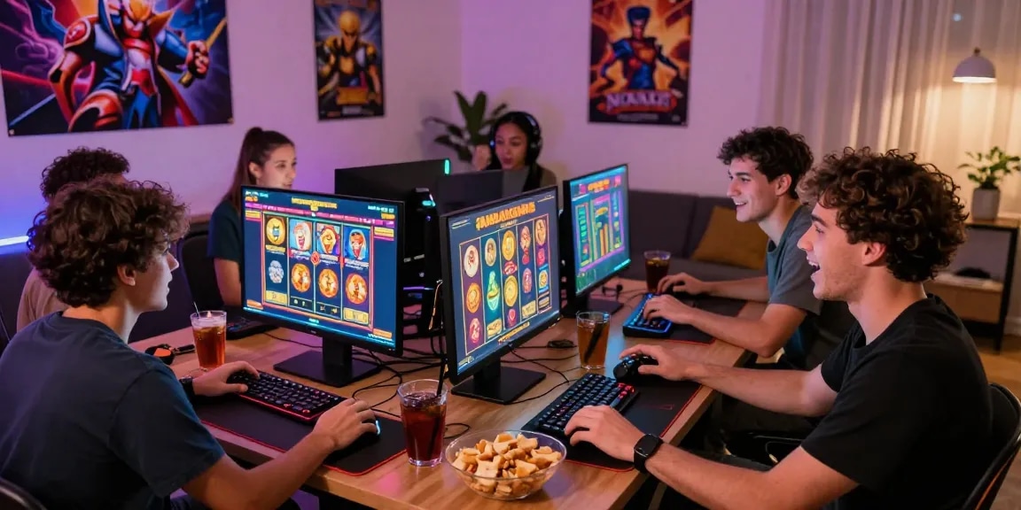 Pengalaman bermain slot TANGANEMAS dengan teman di ruang tamu yang ceria