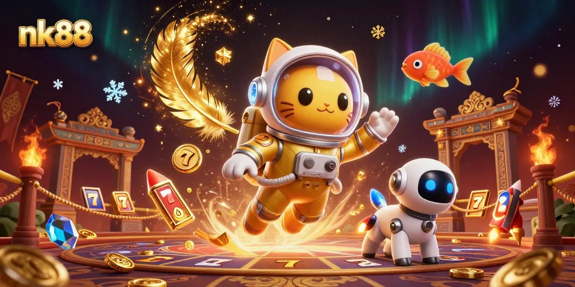 Engage with dynamic slot games visually represented in the nk88 gaming universe.