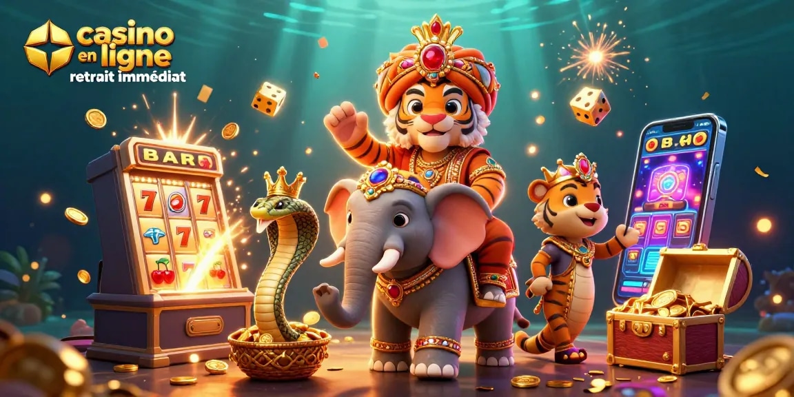 Découvrez des gains palpitants au casino en ligne retrait immédiat avec des scènes de jackpot vibrantes et des éléments de jeu brillants.