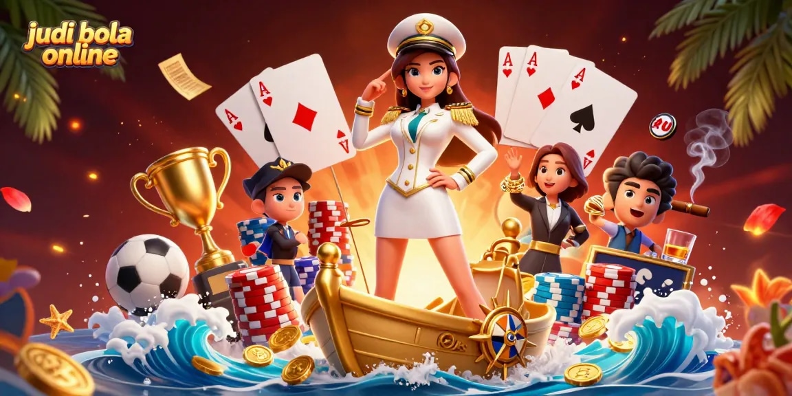 Bet on judi bola online with excitement and strategy in this vibrant 3D scene.