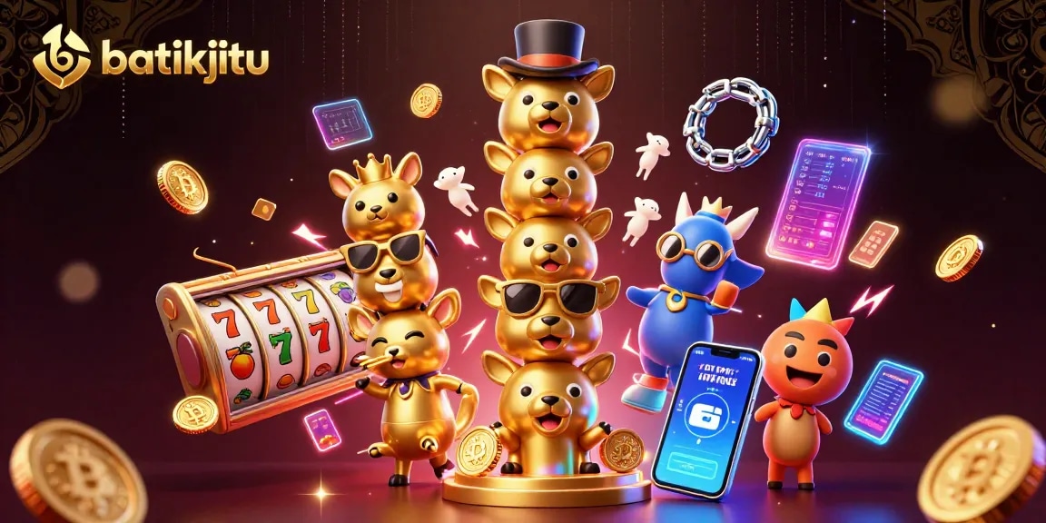 Batikjitu mengakses platform permainan slot online dengan jackpot besar dan simbol menarik.