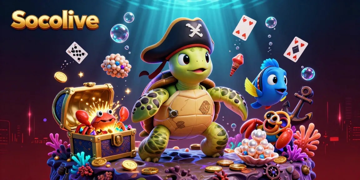 Socolive enhances your gameplay with colorful gems and exciting treasure hunting adventures underwater.