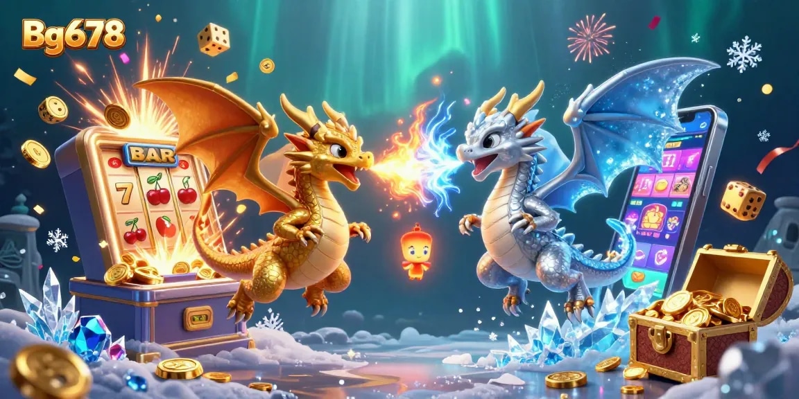 Engage with Bg678's thrilling fantasy gaming experience featuring epic dragons and vibrant casino elements.