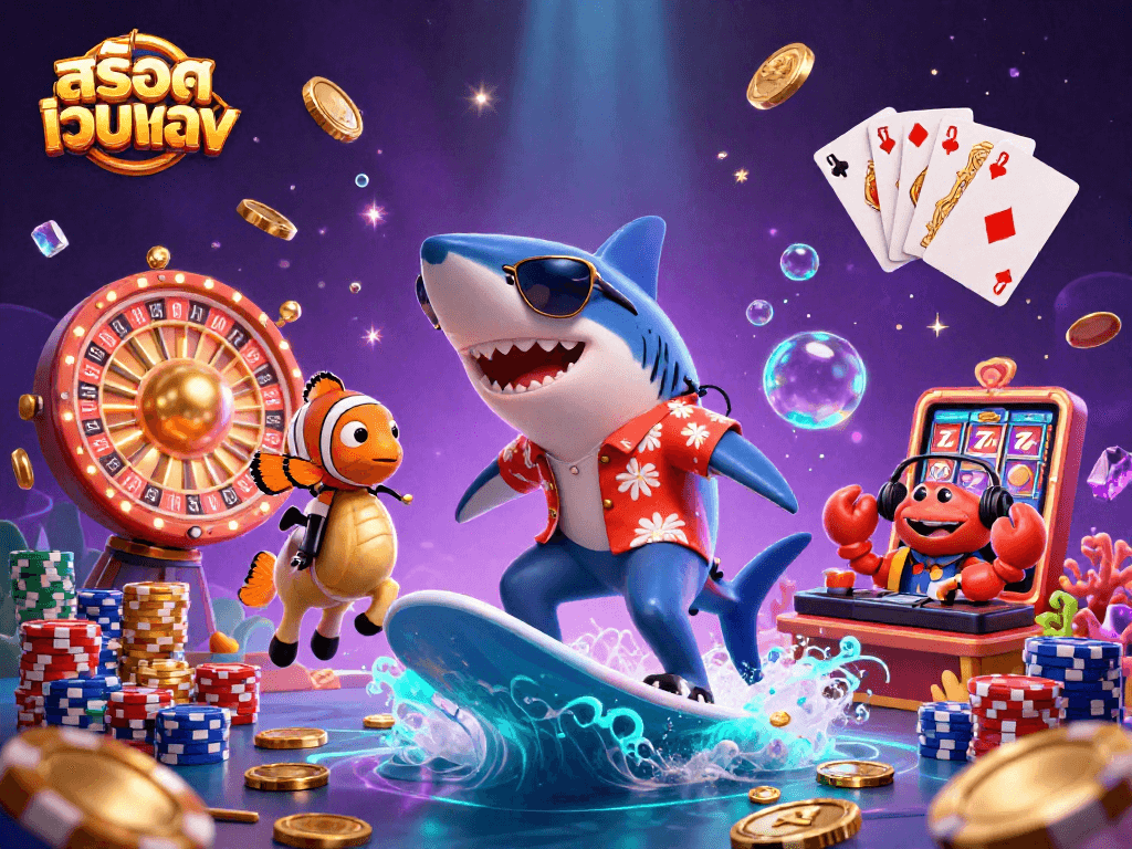 Spin slots online with สล็อตเว็บตรง, enjoy vibrant graphics and action-packed gameplay in a fun casino setting.