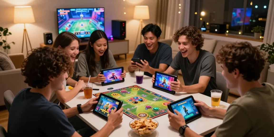 Friends enjoying the luck-33 game together in a cozy setting, showcasing vibrant gaming moments.