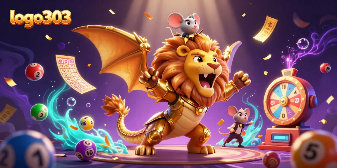 Gambarlah logo303 yang menggambarkan peluang kemenangan di lotere dengan elemen bermain yang dinamis.