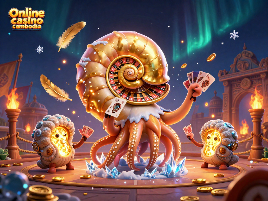 Engage with Online casino cambodia through a vibrant 3D illustration of gaming excitement.