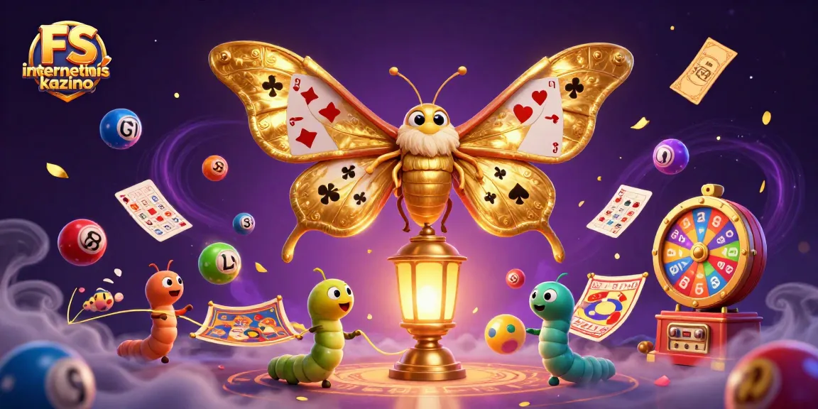 Experience the enchanting FS internetinis kazino with vibrant elements and casino excitement in this stunning illustration.