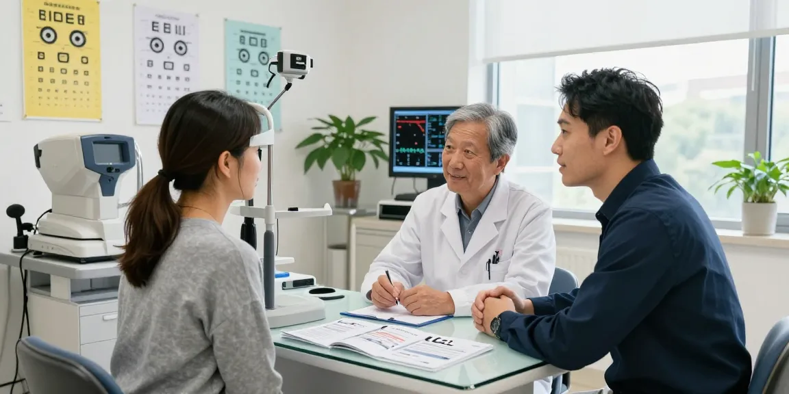 Consultation on icl 医療費控除 計算 at a modern eye clinic with professional care.