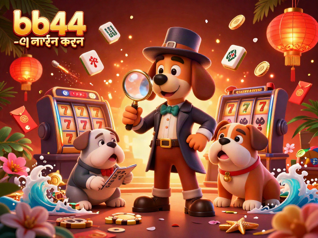 Experience exciting gameplay at bb44 -এ লগইন করুন with a vibrant casino scene featuring animated characters and colorful casino elements.
