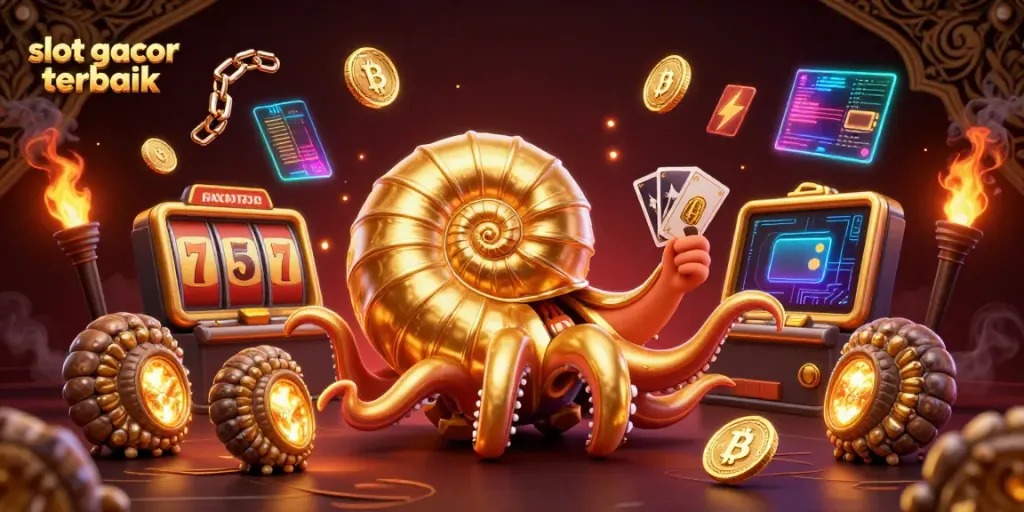 Menang di slot gacor terbaik dengan mesin slot berjejer dan komponen digital yang menarik.