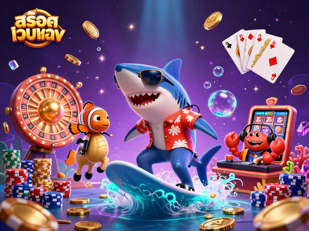 Spin slots online with สล็อตเว็บตรง, enjoy vibrant graphics and action-packed gameplay in a fun casino setting.