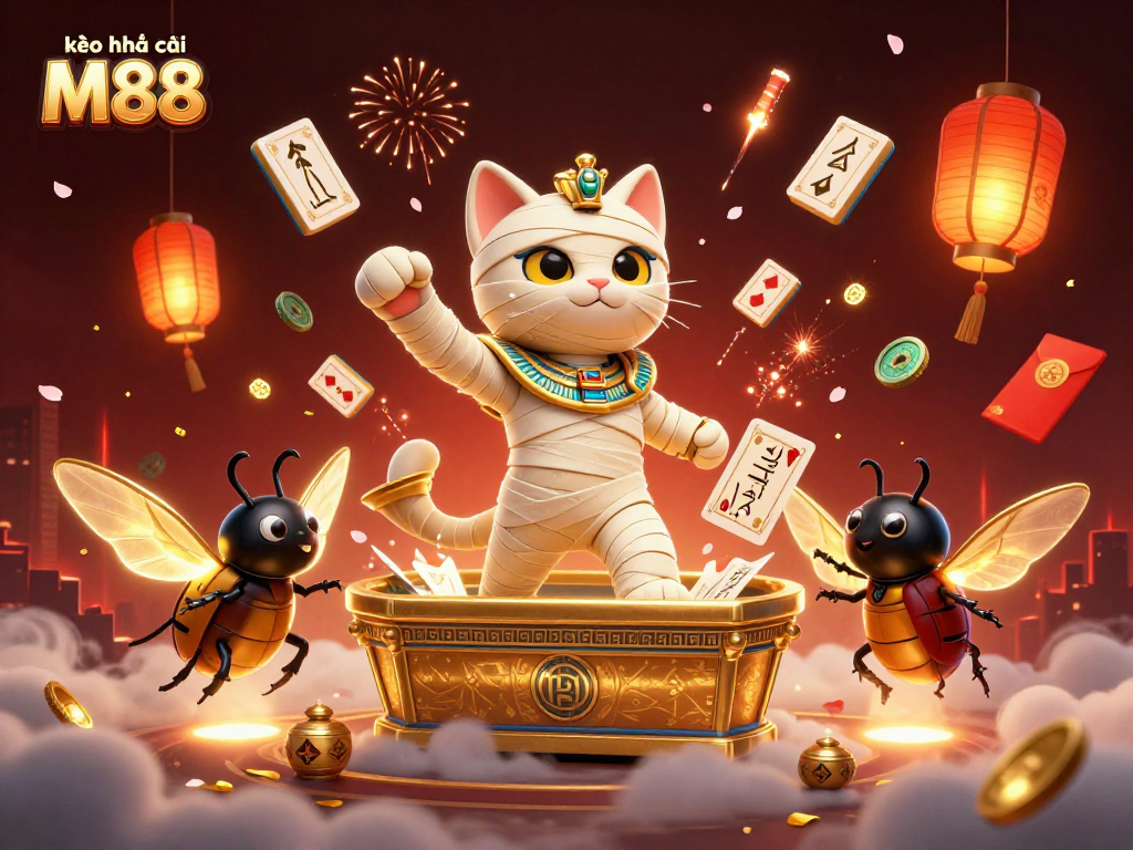 Kèo nhà cái M88 mang đến trải nghiệm cá cược độc đáo với hình ảnh huyền bí và sống động.