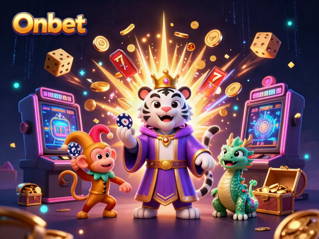Experience the vibrant action at Onbet with our dynamic casino scene featuring excitement and entertainment.