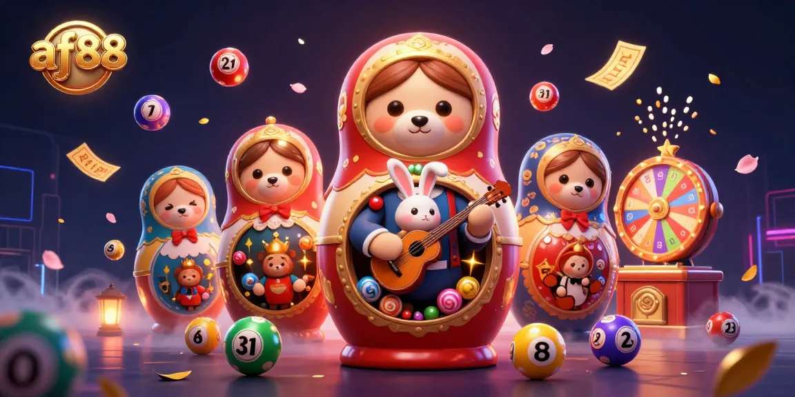 Play and win with af88 in this vibrant 3D illustration showcasing casino fun and excitement.