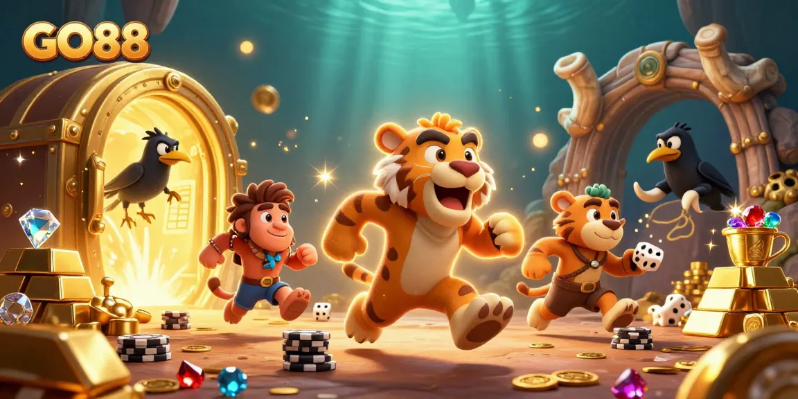 Experience the exciting world of GO88 with thrilling casino action and sparkling treasures.