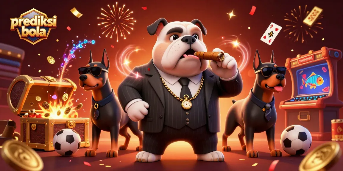 Engage with prediksi bola strategies in a vibrant casino scene with cartoon characters and dynamic elements.