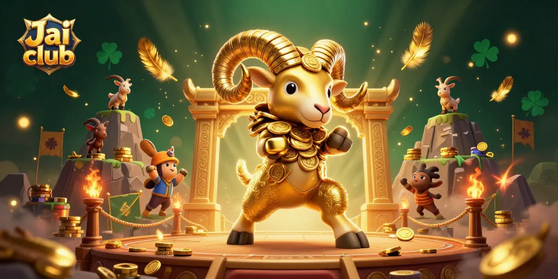 Join Jai club for thrilling gaming experiences with a massive golden ram and exciting rewards.